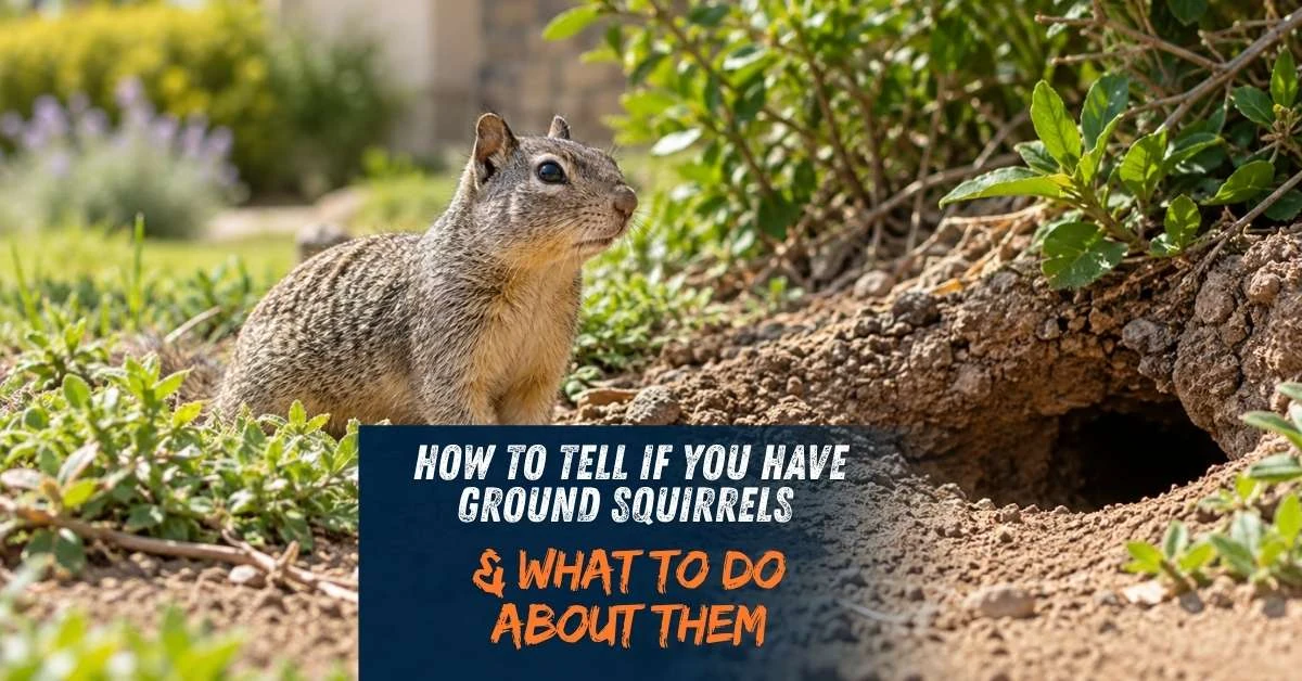 How To Tell If You Have Ground Squirrels & What To Do